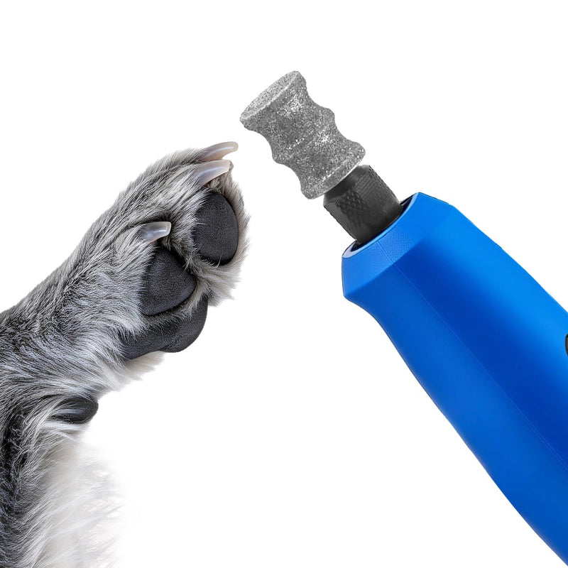 Dog Nail Grinder Bits for Dog and Cat Pet Nail Grinder Attachment Pet Nail File & Clippers for Medium Large Dogs AC(4Pack) Four C X-Large Light Grey