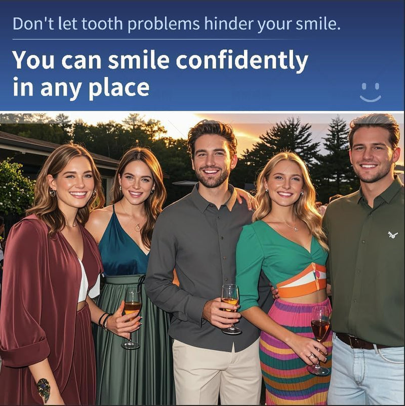 Tooth Repair Kit，Temporary Natural Shade for Filling The Gap