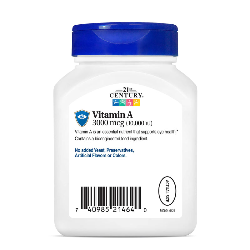 21st Century A 10, 000 I.U. Softgels, 110 Count (Pack of 2)