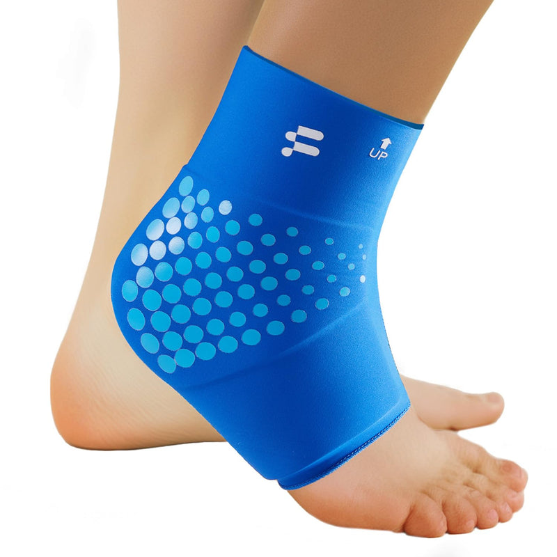 Ankle Ice Pack Wrap for Swelling with Thickened Cold Compression and Cooling Fabric, Ice Packs for Injuries Reusable for Swollen Feet, Achilles Tendonitis Relief, Plantar Fasciitis Relief L