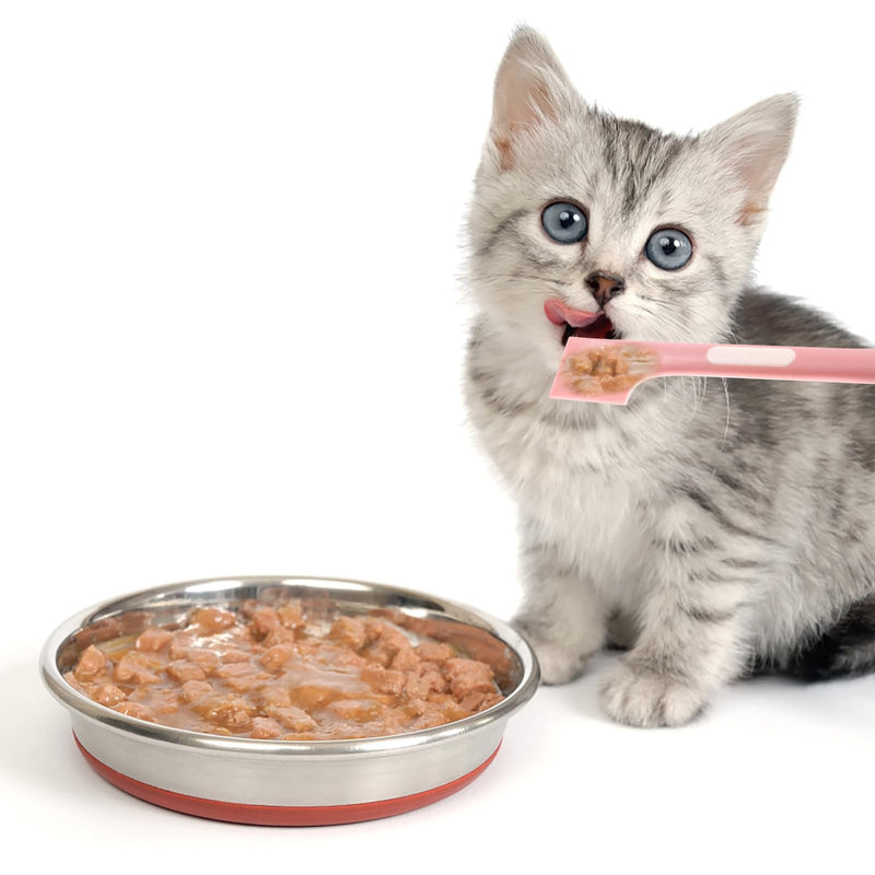 4 Pcs Pet Food Spoon Set, Pet Food Mixing Spoons Cat Wet Food Spoon Dog Food Scoop Cat Food Spoon Spatula Food Can Spoon for Dogs and Cats - BeesActive Australia