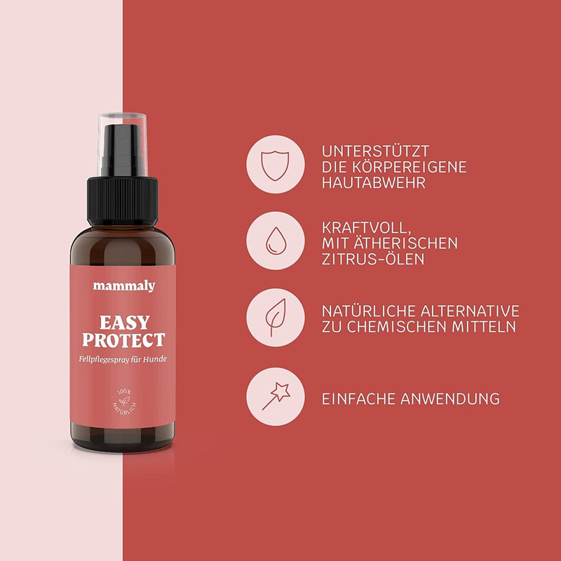 mammaly Easy Protect Skin and Coat Spray for Dogs, Strengthens the Body's Skin Health (100 ml) - BeesActive Australia
