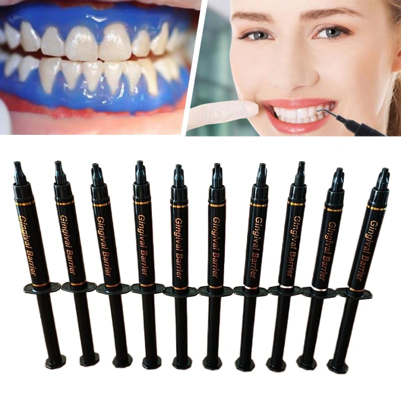 Teeth Whitening Gingival Barrier Gel, 10Pcs 3ML Professional Gum Protector