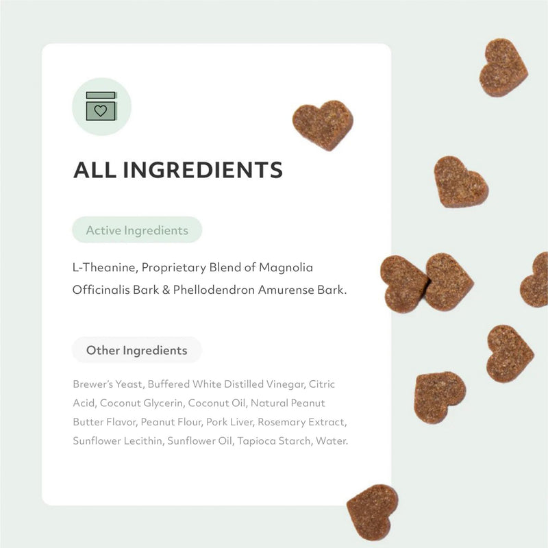 Reggie Anytime Calming Chews for Dogs | Natural Calming Dog Treats to Reduce Hyperactivity, Separation Anxiety, & Stress | Vet-Approved & Ideal for All Ages, Breeds, and Sizes - 60 Soft Chews 60 Count - PawsPlanet Australia