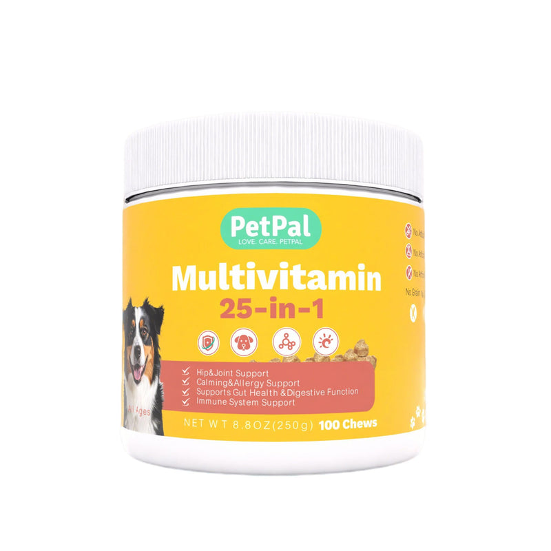 Healthy Grain-Free Dog Treats, Soft Chew with Vitamins for Training & Rewardings, Immune System Health, Joint Health, Low-Calorie, Zero Artificial Flavor and Coloring, 100 Count