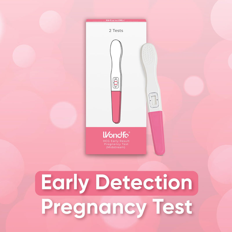 Wondfo Early Result Pregnancy Test Sticks-6 Days Before Missed Period-Rapid Detection at Home Pregnancy Test (10 Pack) 1 Count (Pack of 10) - BeesActive Australia