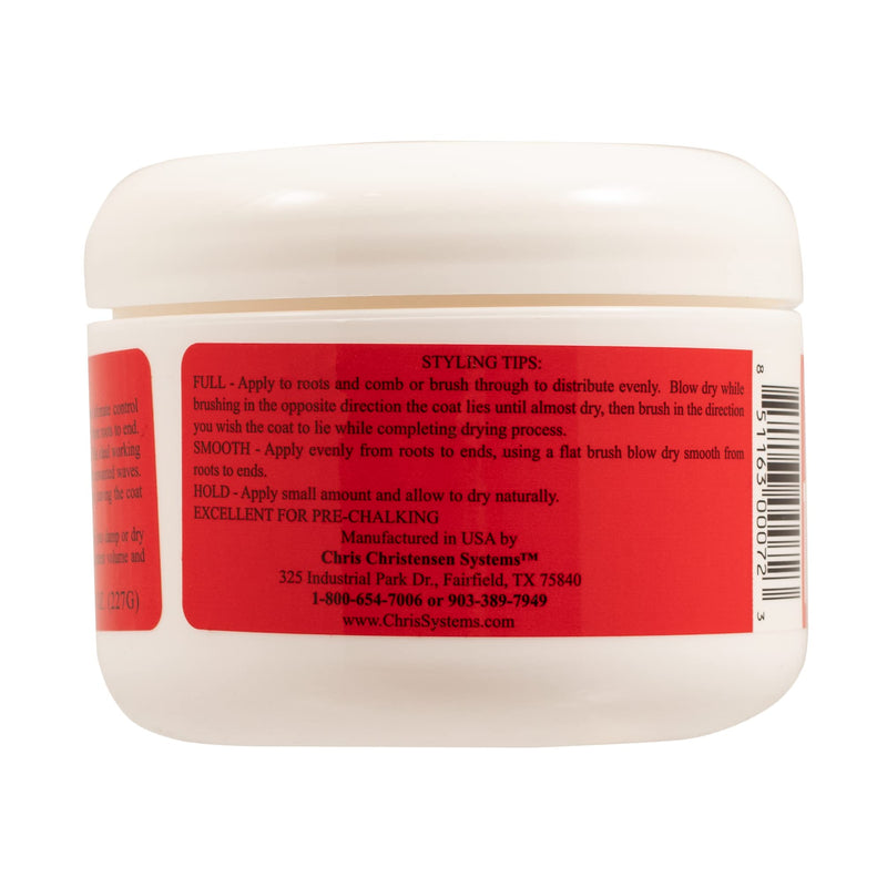 Chris Christensen Pet Volumizing Gel, 8 oz Thick N Thicker Volumizing Jar, Groom Like a Professional, Builds Body and Volume, Manageable and Moldable, Easy to Style, Made in the USA - BeesActive Australia