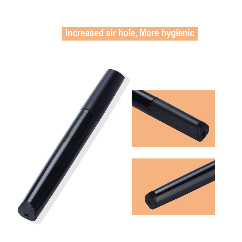Toothbrush Travel Case, Plastic Container Toothbrush Holder Brushes Box Breathable Design with Air Hole More Toothbrush Tube Container for Home Daily Business Use (Black) Black - BeesActive Australia