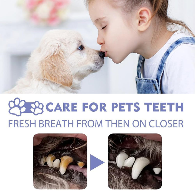 2 pcs Pet Oral Spray for Dogs and Cats, Pets Dental Care Bad Breath Treatment, Dog and Cat Natural Breath Freshener