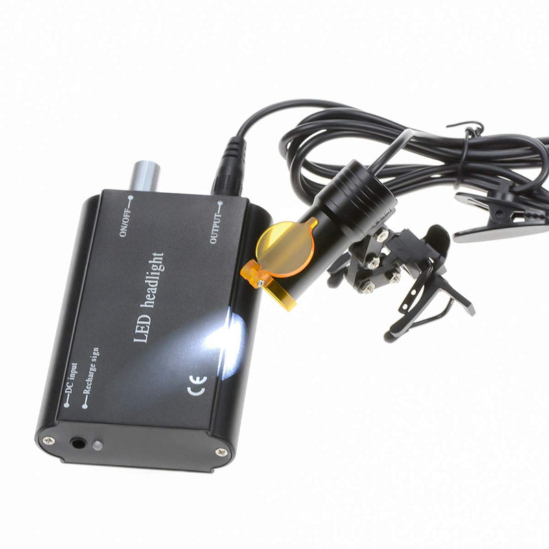 EAST Brand Black Color 5W Waist Hanging Style Brightness Headlamp (Iron Frame Style)