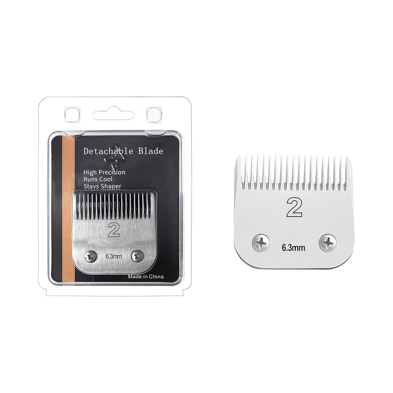Professional Detachable Replacement Ceramic Blades set,compatible with oster Classic 76/Star-Teq/Power-Teq andi A*dis AGC,BDC,BGC,MBG Series Clippers (Size 2) Size 2 - BeesActive Australia