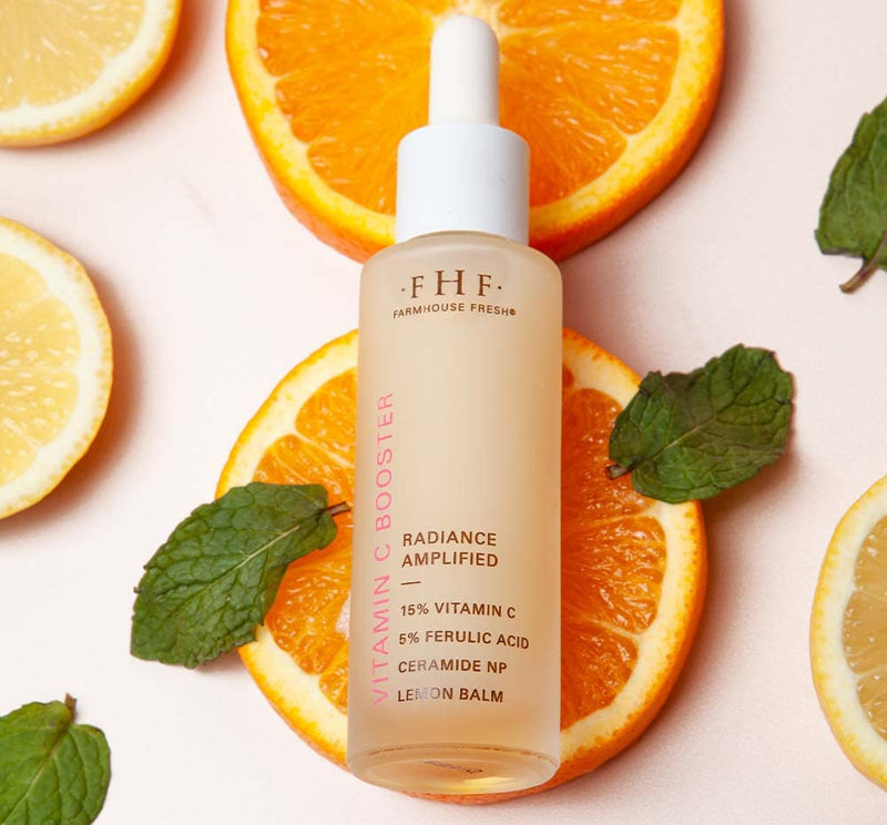 FarmHouse Fresh Vitamin C Face Serum. Hydrating & Brightening Serum, Boost Radiance & Reduce Wrinkles. Vitamin C Booster, 1 Fl. Oz.