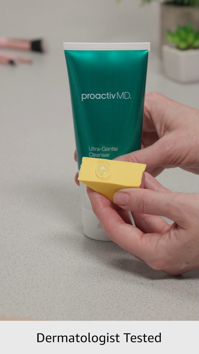 ProactivMD Ultra Gentle Face Cleanser - Daily Face Wash for Sensitive Skin, Soothing Green Tea Facial Wash for All Skin Types - 6 oz.