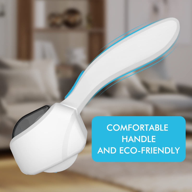 Pet Hair Remover Roller - Lint Roller for Pet Hair, Reusable Cat & Dog Hair Remover for Furniture, Couch, Bed, Car Seat, Carpet (White) White - BeesActive Australia