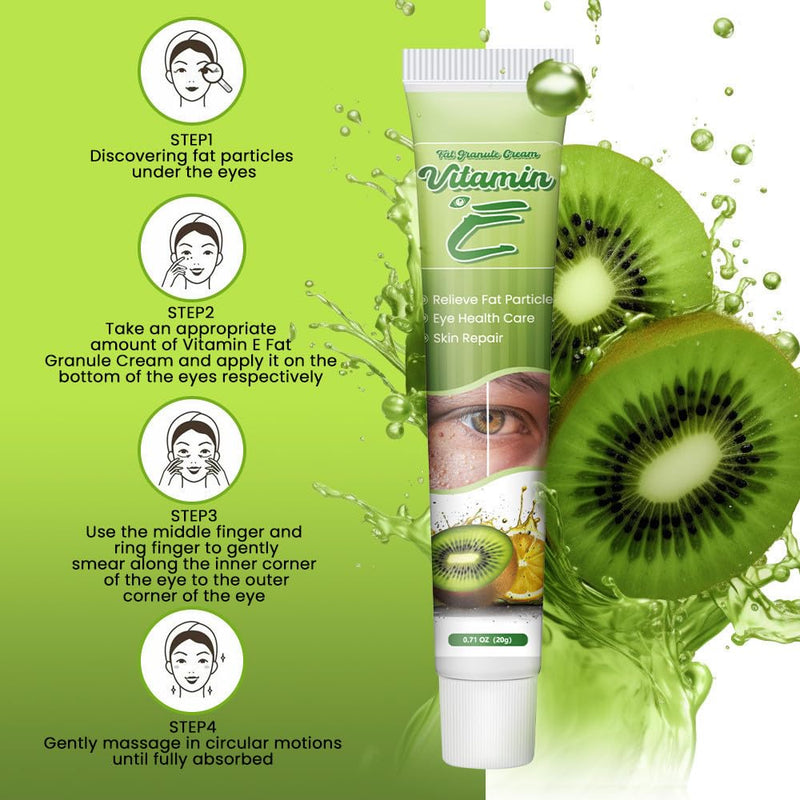 2 - pack Vitamin E Fat Granule Cream with AHA for Skin Care, Fruit - based Moisturizing, Effectively Improve Eye - area Fat Granules and Nourish Skin