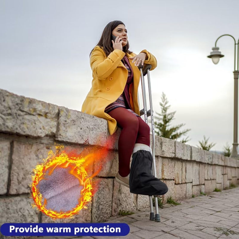21" x 12.5" Leg Cast Cover- Below the Knee Leg Cast Sock Cover- Warm Foot Cast Sleeve- Plaster Stocking Protective 1 Pc - BeesActive Australia