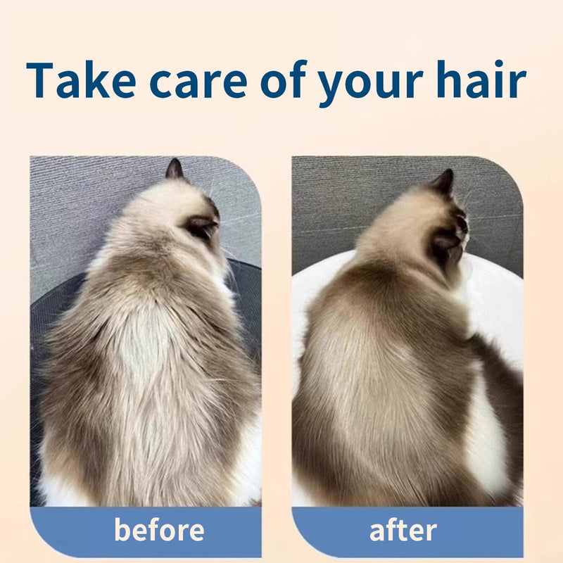 Pet Grooming Brush, Double Sided Deshedding for Dogs & Cats, Skin Friendly Grooming Dog Brush, Pet Shedding Brush,Undercoat Rake for dogs Grooming Supplies, Reduce Shedding by 98%,Blue,Extra Wide Blue Large - BeesActive Australia