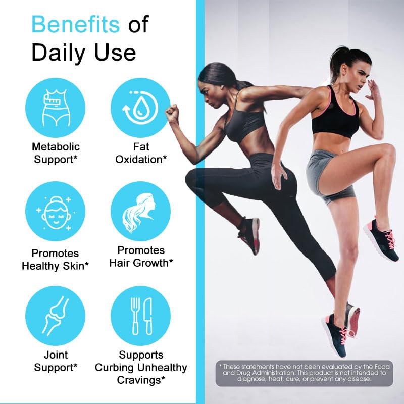 Multi Collagen Burn Powder with L-Carnitine, 30 Servings | Collagen types I, II, III, V & X with green tea extract; strawberry flavor, 11 oz powder for daily wellness.
