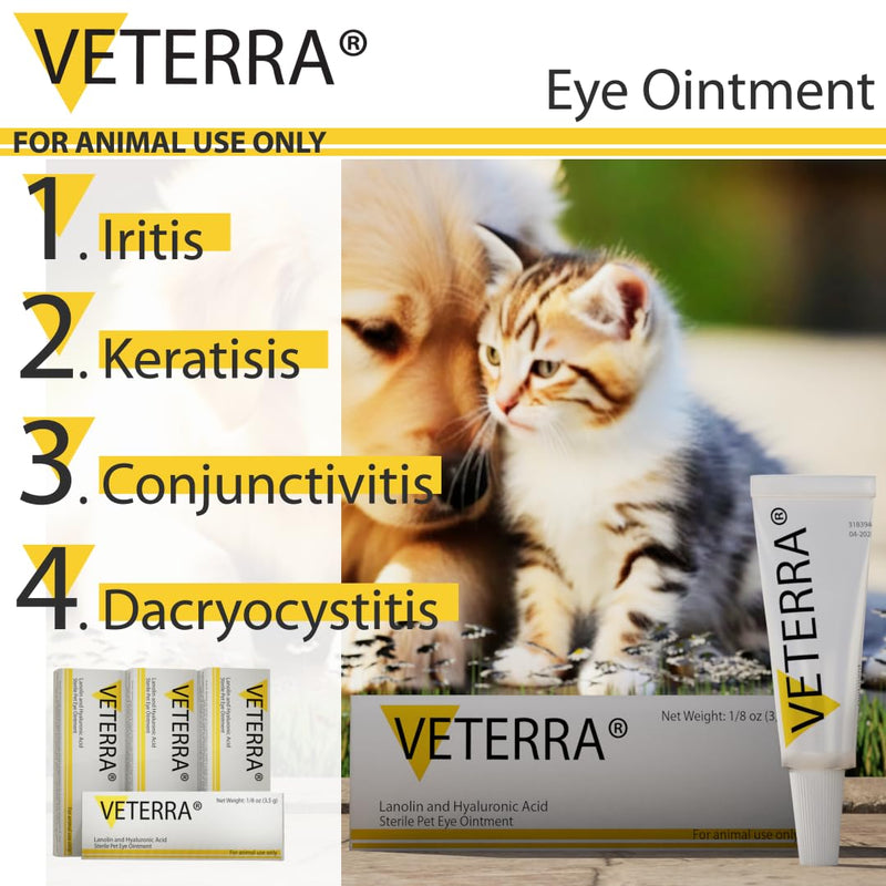 Eye Health Cream for Cats,Dogs and All Pets 1/8 oz /3.5gr - Pack of 2