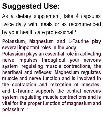 VHR Charley Horses Complete Muscle and Nerve Support Preservative-Free Formula with Potassium, Magnesium and L-Taurine. 120 Vegetarian Capsules. - BeesActive Australia