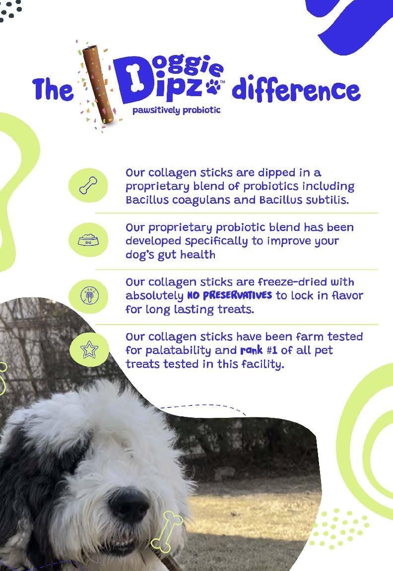 Beef Collagen Sticks for Dogs – 6 Pack - 12” Sticks for Large Dogs - Healthy Chew Treats with Probiotics – Rawhide-Free, Long-Lasting – Bully Stick Alternative Made in USA (Peanut Butter) Peanut Butter 1 Ounce (Pack of 6)