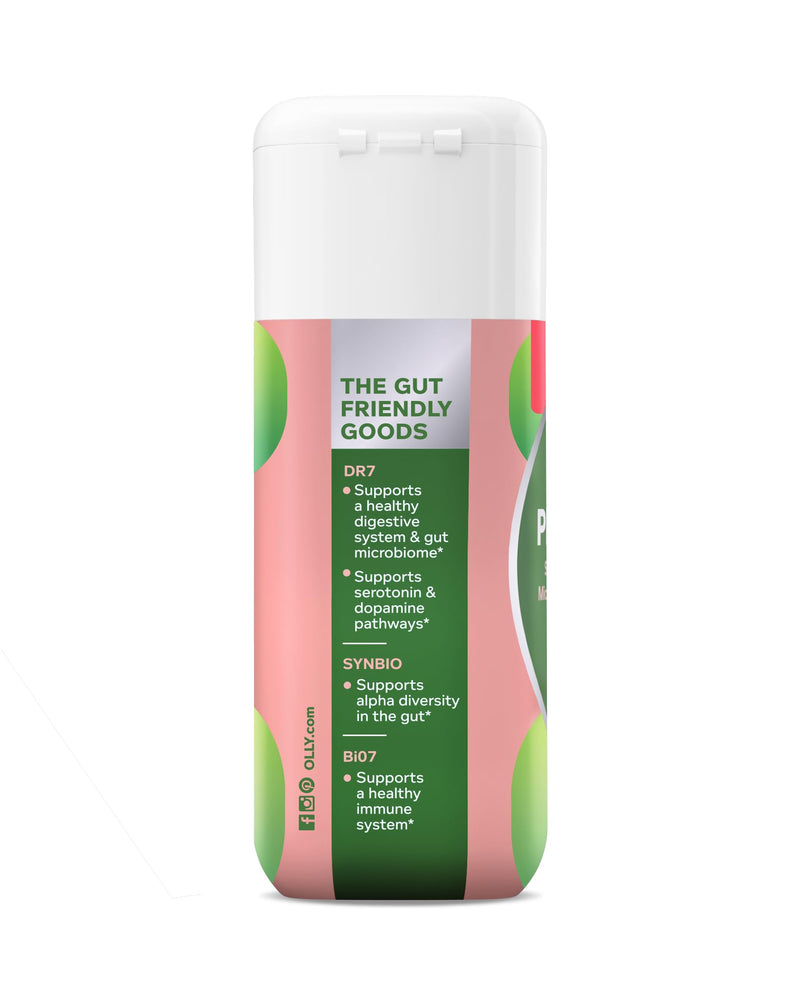 OLLY Big 10 Probiotic, Supports a Healthy Gut Microbiome,* 10 Billion CFUs, 30 Day Supply - 30 Count - BeesActive Australia
