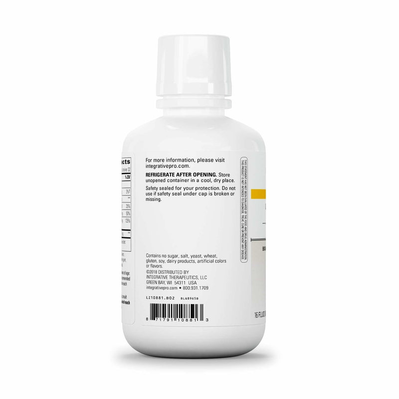 Integrative Therapeutics Liquid Calcium Magnesium - Liquid Supplement that Supports Bone Health* - Includes Vitamin D3 & a Magnesium Complex - Gluten-Free & Dairy-Free - Berry, 16 oz (32 Servings)