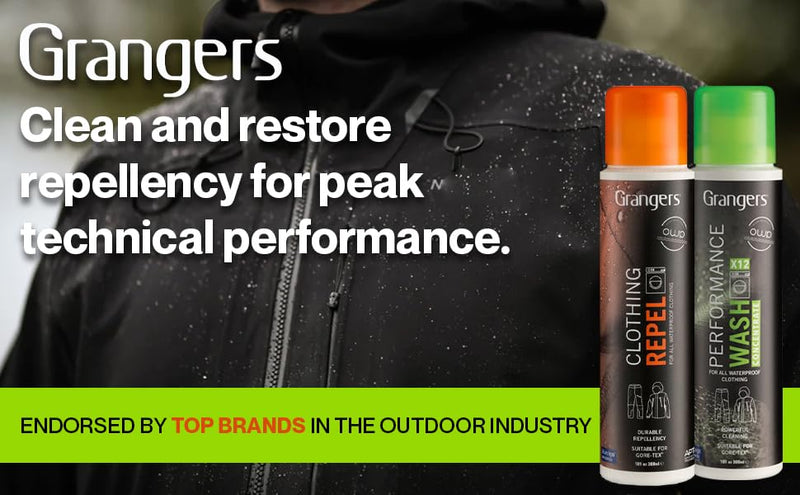 Grangers Performance Wash (10 oz Concentrate) Bottle and Clothing Repel Wash-In Reproofing (10 oz) Bottle Twin Pack - BeesActive Australia