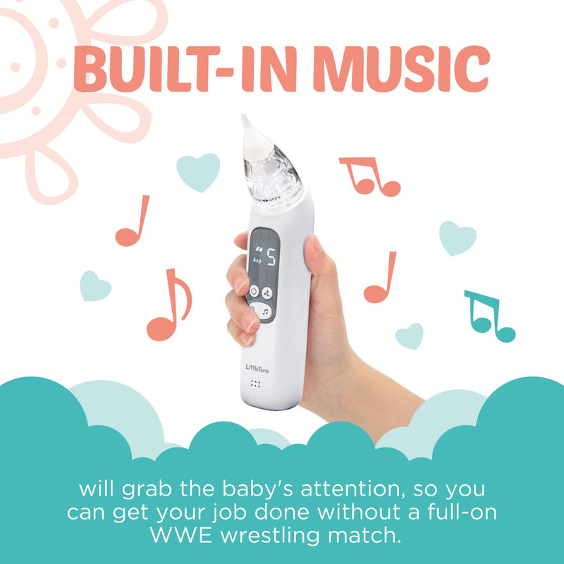 Baby Nasal Aspirator - Rechargeable Electric Nose Sucker Baby Nose Cleaner - Toddlers Booger Mucus Sucker - Baby Vac Nasal Aspirator - Infant Booger Suction Removal Device - BeesActive Australia