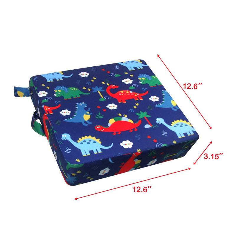 Dining Chair Heightening Cushion Portable Dismountable Adjustable Highchair Booster for Baby Toddler Kids Infant Washable Thick Chair Seat Pad Mat (Dark Blue) Dark Blue - BeesActive Australia