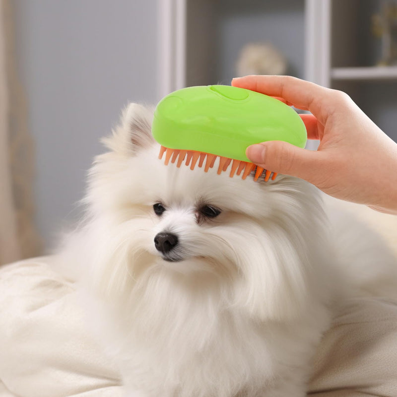 Cat Steam Brush for Shedding, 3 in 1 Cat Steamy Brush - Cat Hair Brush/Bath Brush/Cat Massager for Indoor Cats, Misty Brush Cat Comb with Steam, Multifunctional Pet Steaming Brush - BeesActive Australia