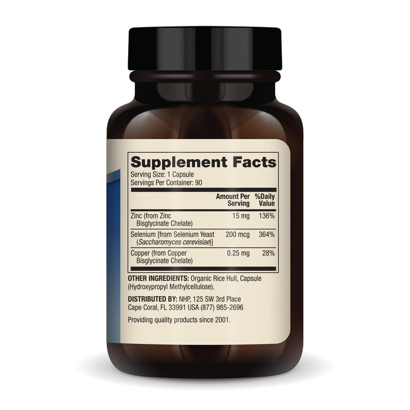 Dr. Mercola Zinc Plus Selenium, 90 Servings (90 Capsules), Dietary Supplement, Supports Immune Health, Non GMO, NSF Certified 90 Count (Pack of 1) - BeesActive Australia