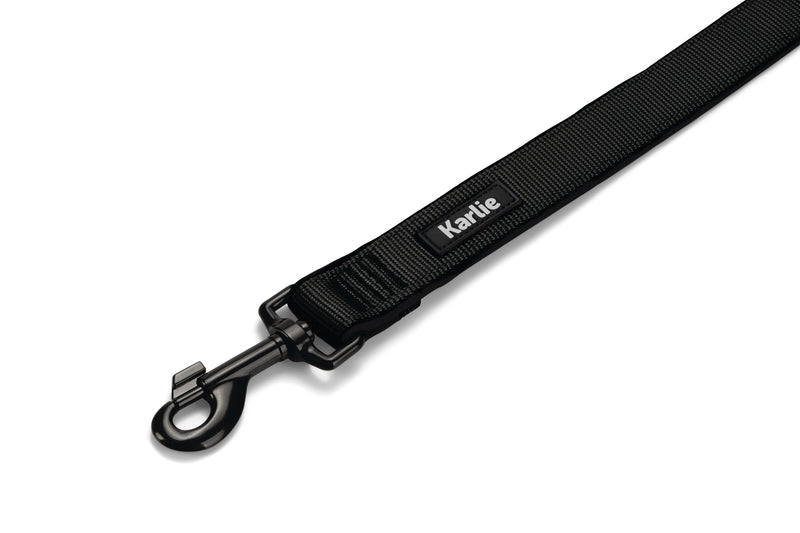 Karlie Art Sportiv Premium, dog leash, nylon, black, 180x2.5 cm - BeesActive Australia