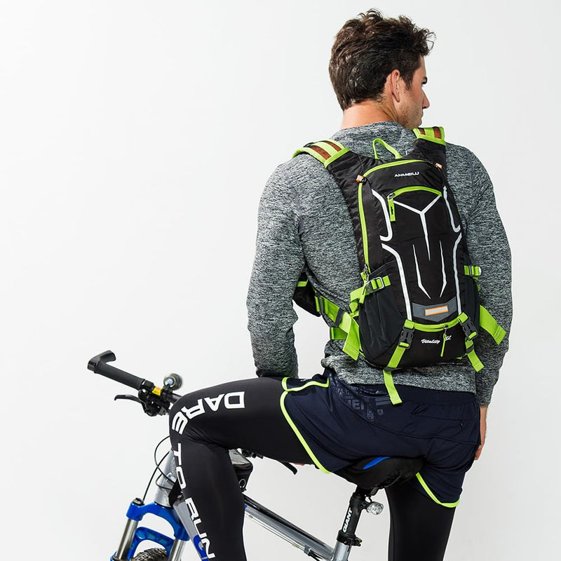 Outdoor Cycling Backpack, 18L, Black Single backpack