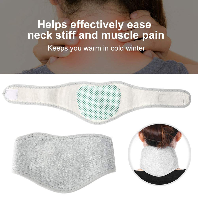 Cervical Collar Cervical Support Adjustable Neck Brace and Neck Brace Neck Support for Neck Pain Warming Neck Warmer with Tourmaline Magnets Self-Heating Adjustable Cervical Support