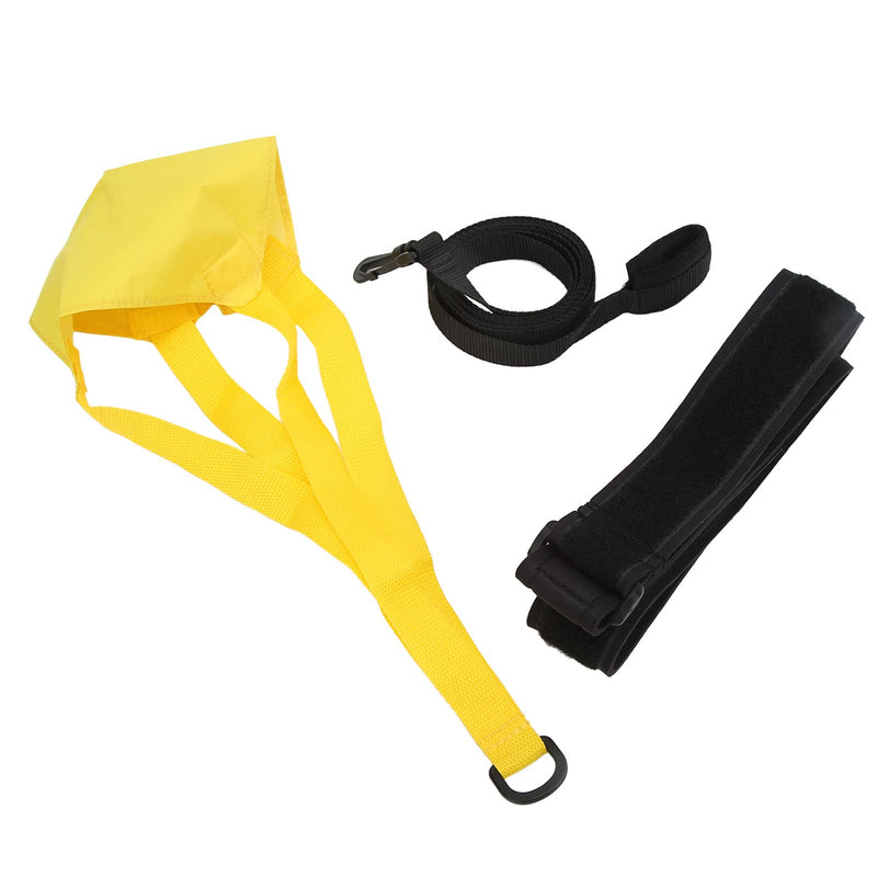 Swim Training Parachute Belt, Coated Nylon Water Resistance Drag Equipment, Lightweight Strength Exercise Gear for Athletes