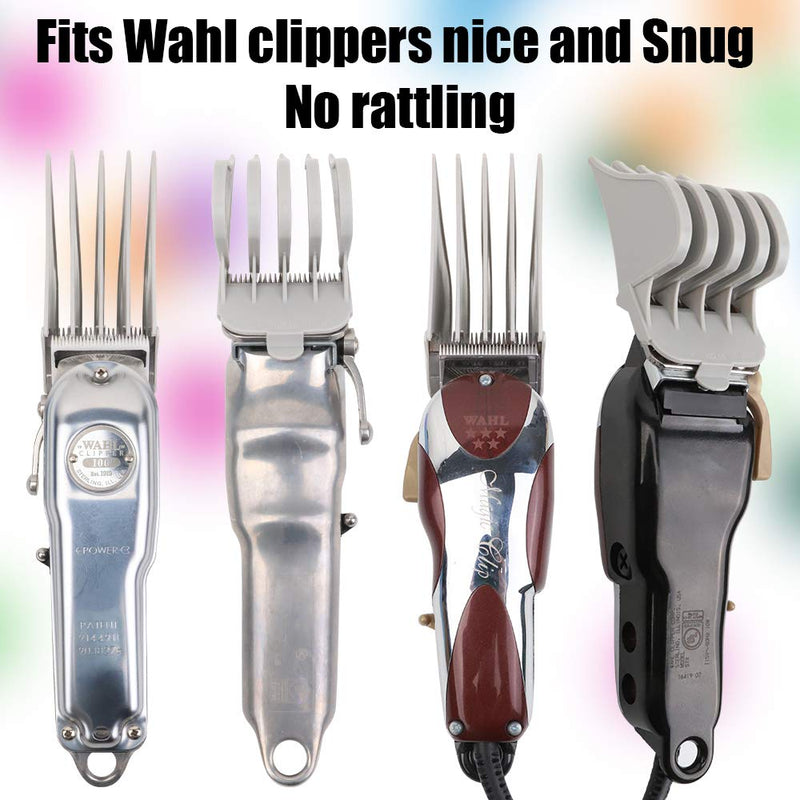 Professional Hair Clipper Combs Guides, Hair Clipper Guards 1 & 1/4" 1 & 1/2" 2", Mega NO.16 NO.12 NO.10 fits for most Wahl Clippers (NO.10+NO.12+NO.16, White) 3 Count (Pack of 1) - BeesActive Australia