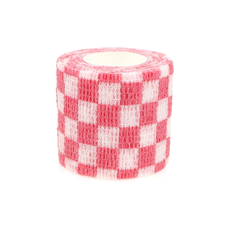 Self Adhesive Bandage Wrap Animal Cohesive Bandage Self Adherent Wrap First Aid Tape for Dogs Cats Horses Birds & Wrist Healing Ankle Sprain (2 Inch Grid Set 6 Rolls) 2 Inch Grid Set 6 Rolls - BeesActive Australia