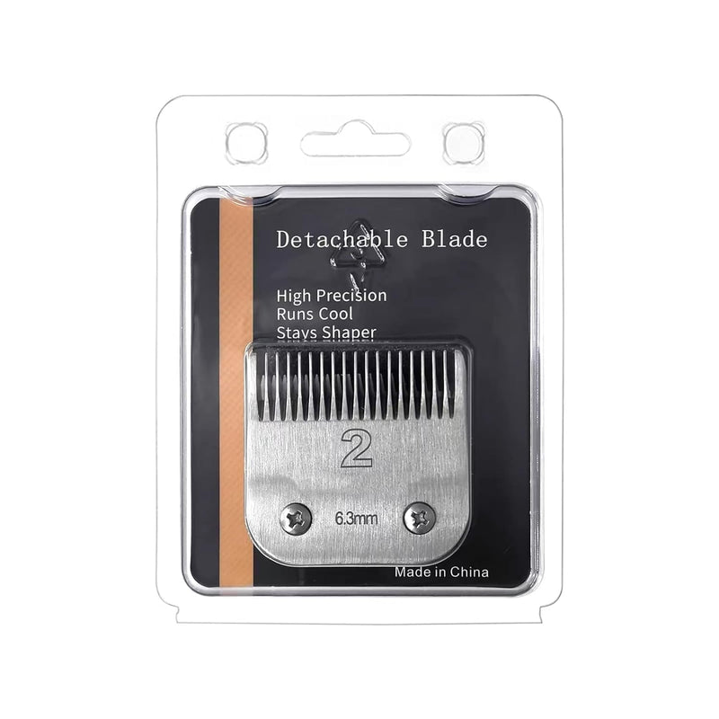Professional Detachable Replacement Ceramic Blades set,compatible with oster Classic 76/Star-Teq/Power-Teq andi A*dis AGC,BDC,BGC,MBG Series Clippers (Size 2) Size 2 - BeesActive Australia