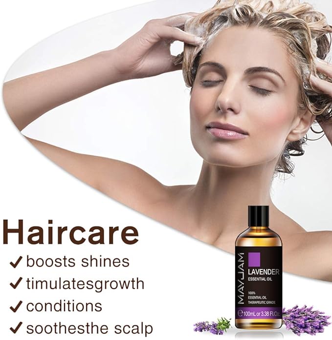 MAYJAM Aroma Oil Lavender Essential Oil 100ml Essential Oil Natural Lavender Oil Aroma Gift - BeesActive Australia