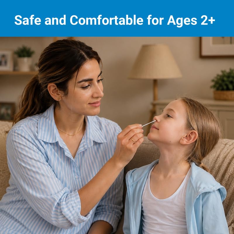 Healgen Rapid Check COVID-19 Antigen Home Test, Results in 15 Minutes, FDA Authorized OTC, 5-Pack Self Test