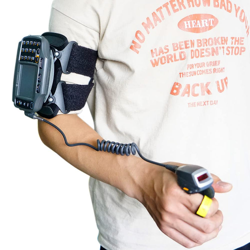 Wearable Arm Wrist Mount for Symbol WT4070 WT4090 WT41N0 Reg Straps SG-WT402320-06R Left&Right Hand Wearable with Self-Adhesive Cable Ties