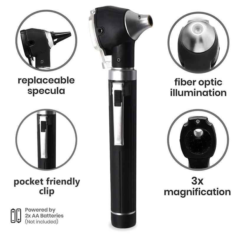 OdontoMed2011 - Mini Otoscope for Educational and Personal Use - Ideal for Medical and Nurse Students, Paramedics, EMT and Personal Use… (Green) Green - BeesActive Australia