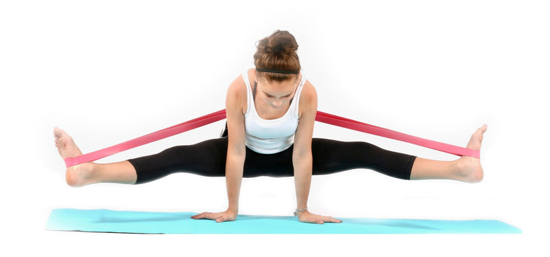 Ballet Stretch Band for Dance, Gymnastics, Cheerleading, Pilates. Improves Elastic Flexibility and Enhances Daily Stretching - Designed by PS Athletic Pink