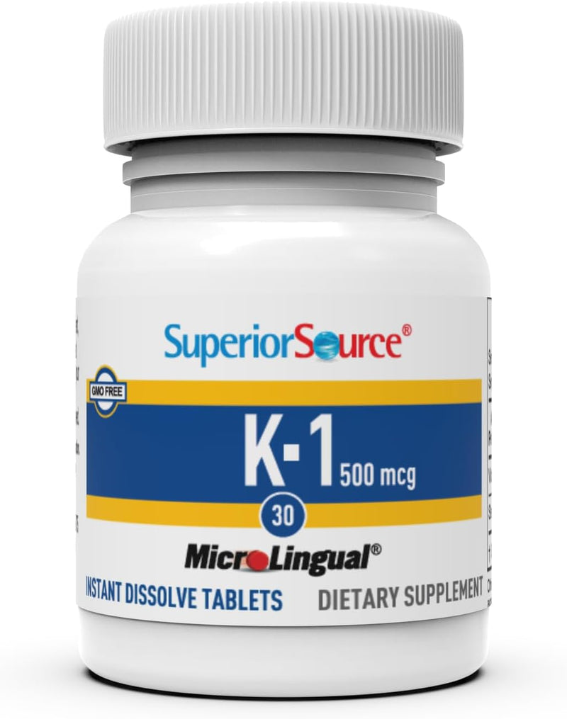 Superior Source Vitamin K1 500mcg - BeesActive Australia