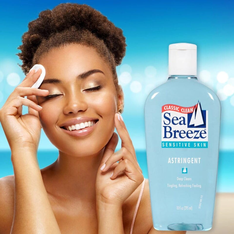 Sea Breeze Sea Breeze Fresh-Clean Astringent Sensitive Skin, 10 oz (Pack of 2)