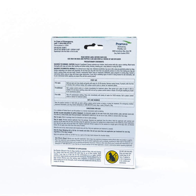 ZoGuard Plus for Dogs (89-132 lbs) 6 Month Supply, Pack of 2