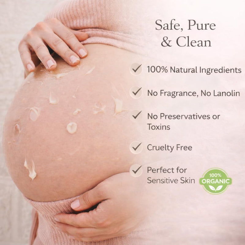 Organic Belly Butter for Pregnancy Stretch Mark Prevention and Treatment by Irene Organics - Award Winning Anti Stretch Mark Tummy Balm For Pregnancy and Postpartum 4oz - Hydrating Bump Cream 4 Fl Oz (Pack of 1) - BeesActive Australia