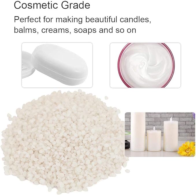Beeswax Pellets, 2 Colors Organic Beeswax 100g Beeswax Beads High Quality Material Household and Kitchen Beeswax (100 grams Beeswax) -  Australia