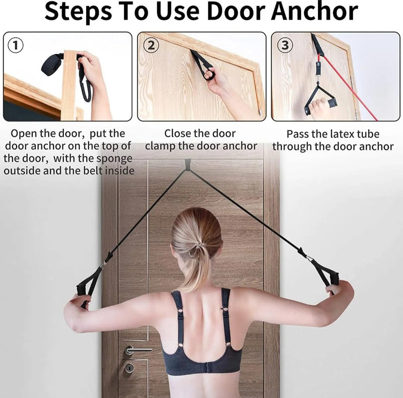 Pull Up Bands, Heavy Resistance,Resistance Bands, Exercise Bands, Training Bands to Train with Handles for Men and Women, Resistance Bands for Working Out, Bands for Exercise - BeesActive Australia